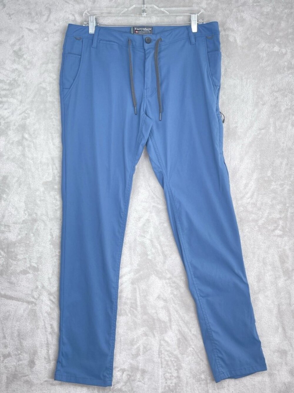 686 Everywhere Pants Men's Slim Fit 32x32 Pale Blue Technical Hiking Gorpcore